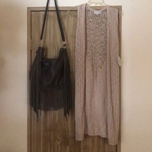 Knox Rose Maxi Sleeveless Cover up Cardigan